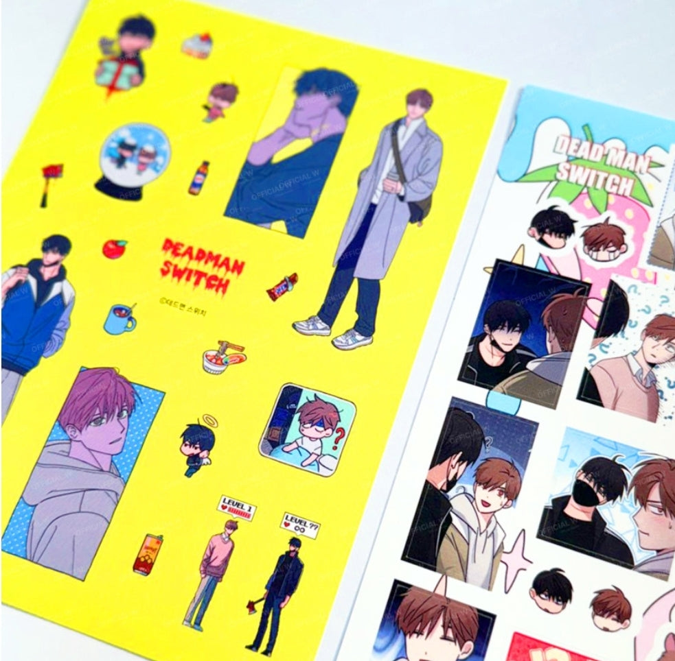 Dead Man's Switch Sticker Set