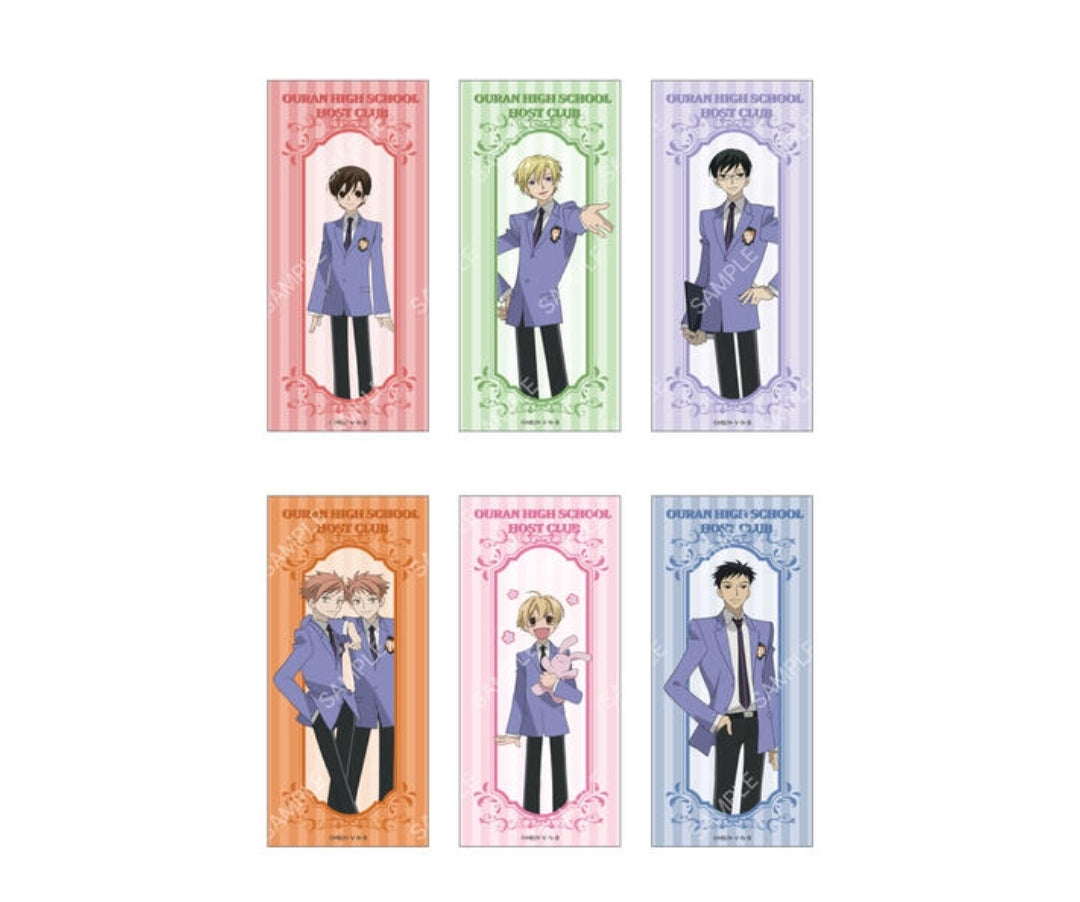 Ouran High School Social Club - Transparent Bookmark SET