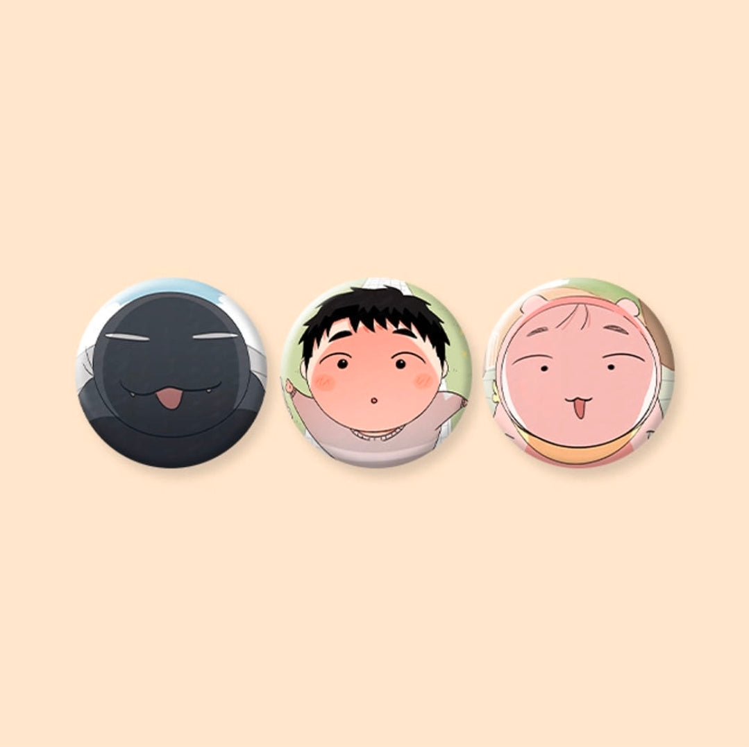 Our Sunny Days Pin Buttons 3-Piece Set