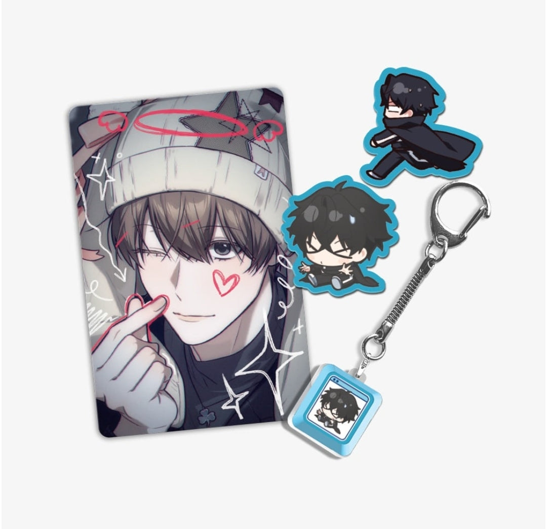 Virtual Strangers Keycap Keyring Set