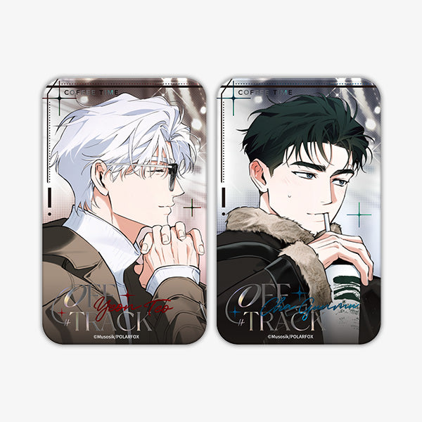 Off Track Daily VER. Square Can Badge Set