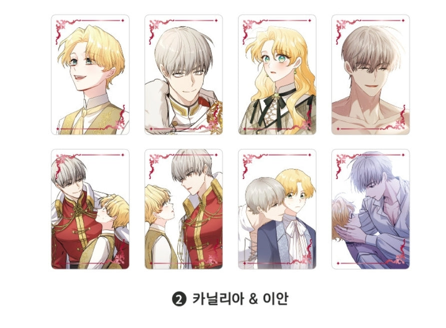 Finding Camellia Transparent Photocard Set (8 sheets/2 types)