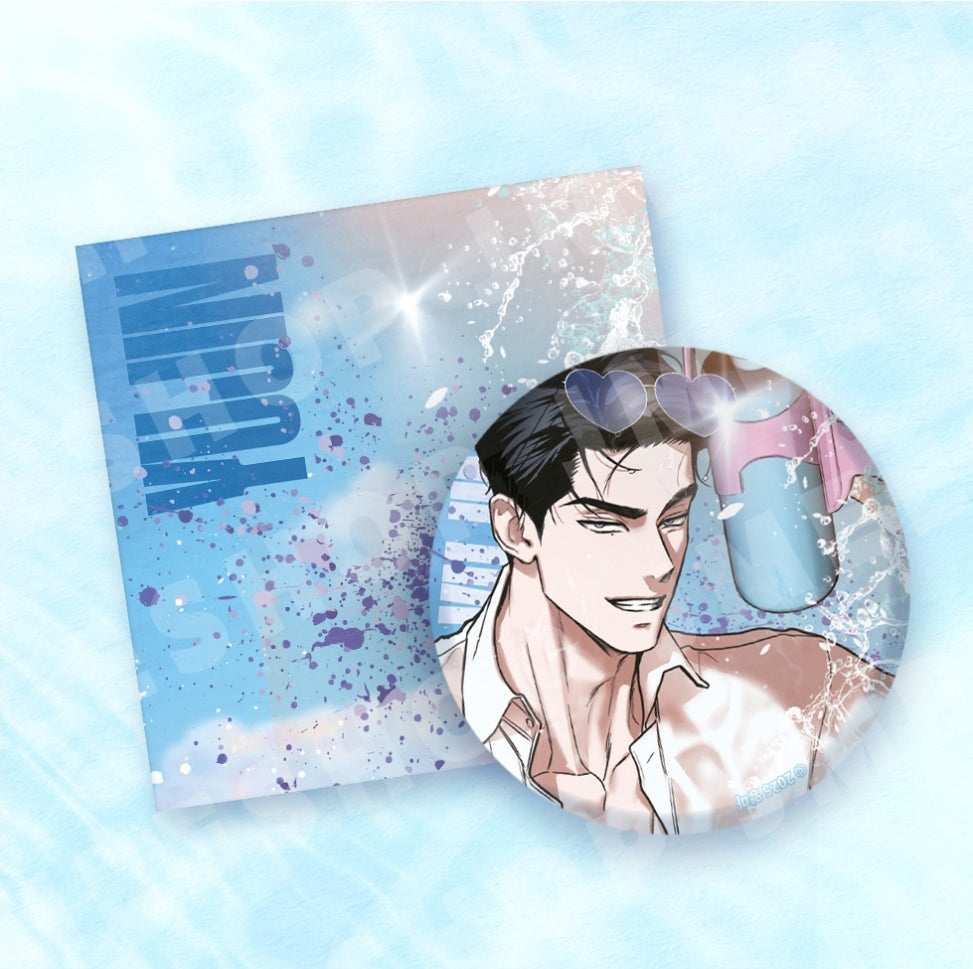 Flashlight Can Badge SUMMER ver.