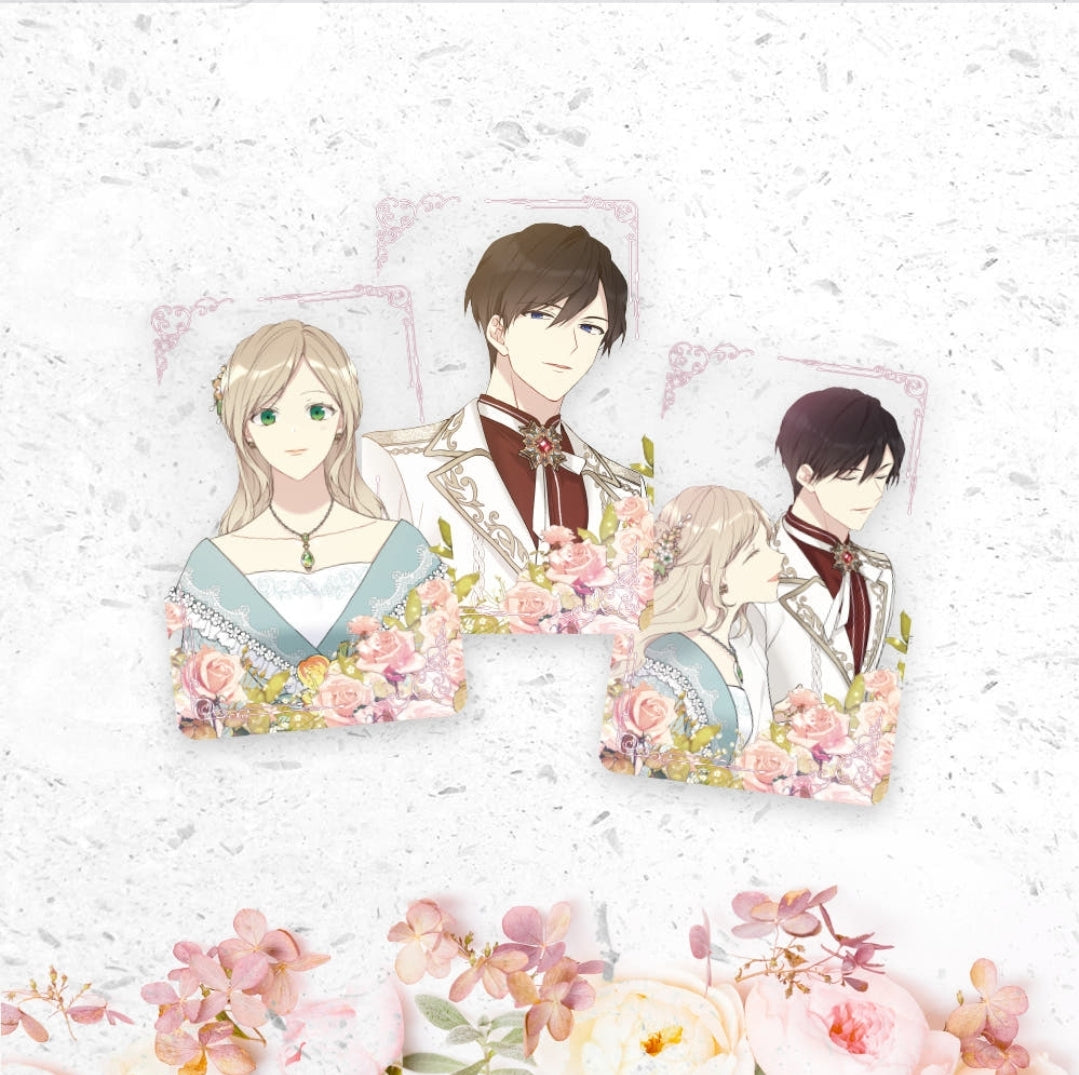 The Viridescent Tiara Transparent Photo Card 3-piece Set