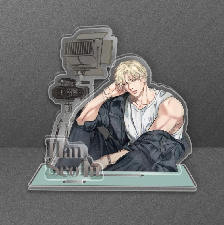 Backlight Seo-in Magazine Acrylic Stand