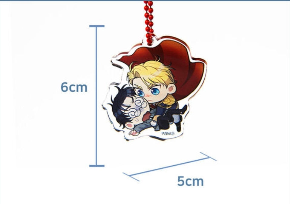 The Duke and the Tutor Acrylic Keychain