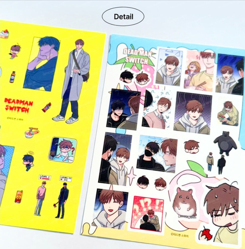 Dead Man's Switch Sticker Set