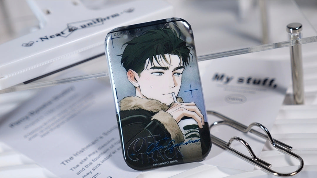 Off Track Daily VER. Square Can Badge Set