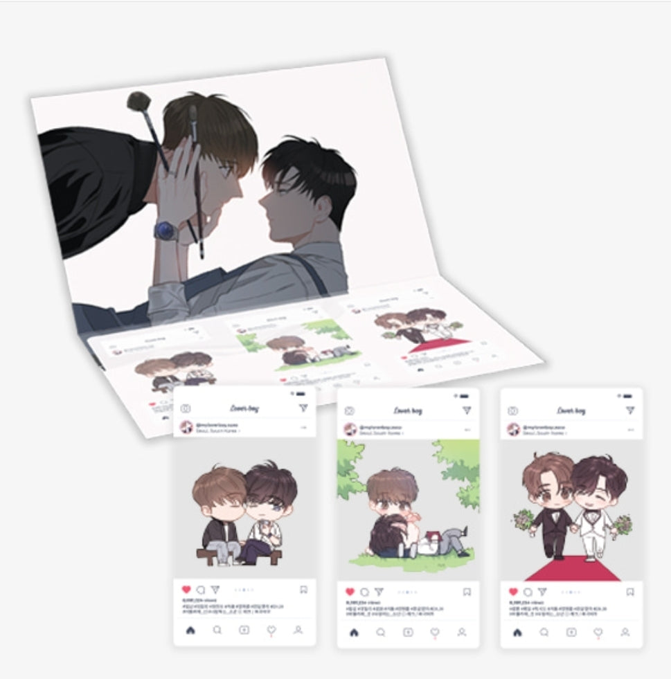 Lover Boy Transparent Photo Card Set