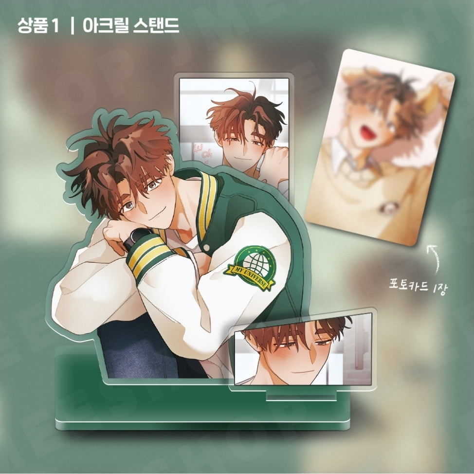 When Pear Blossoms Bloom- Scene Acrylic Stand, Can Badge