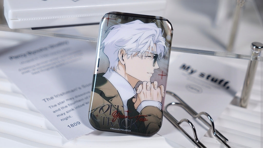 Off Track Daily VER. Square Can Badge Set