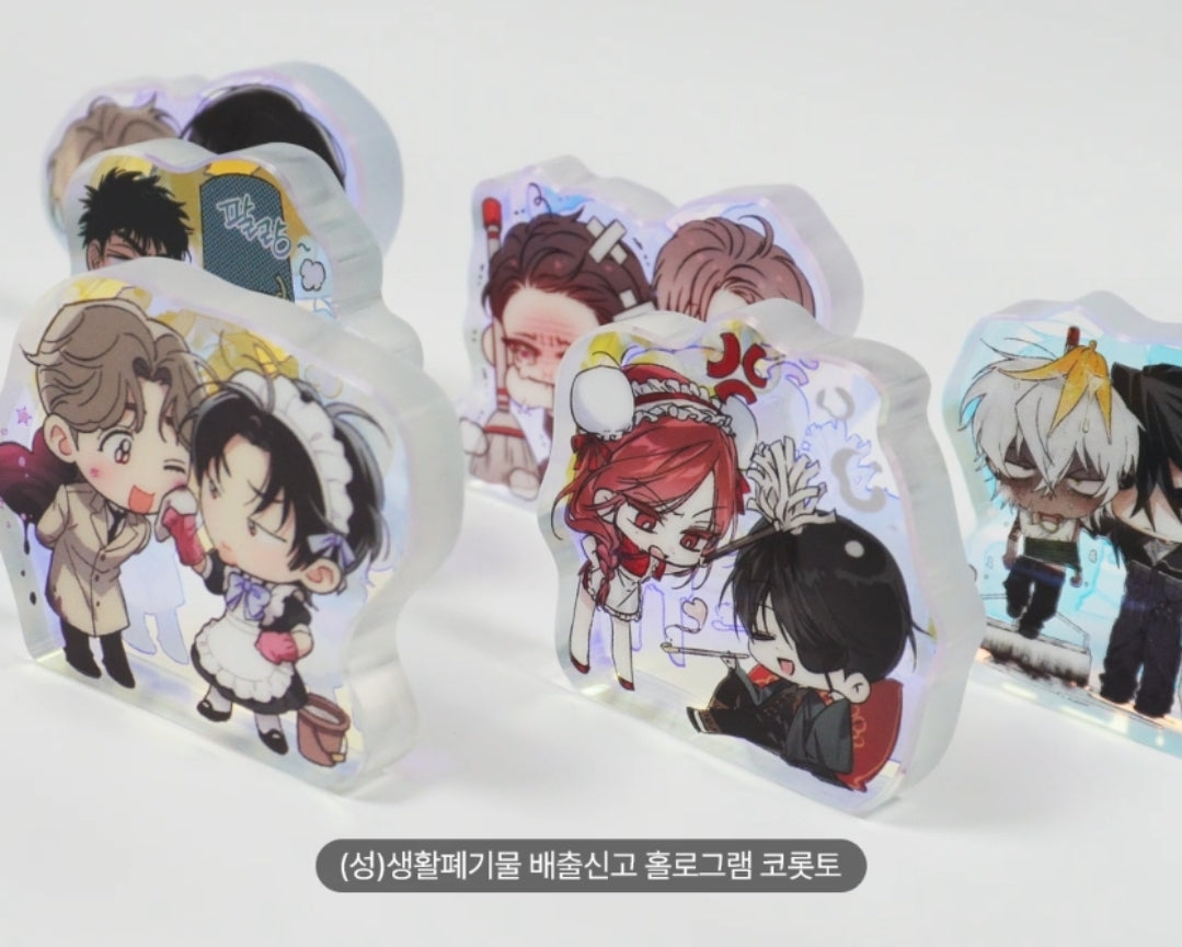 (Sexual) Domestic Waste Discharge Report Photocard, Hologram Mini Acrylic