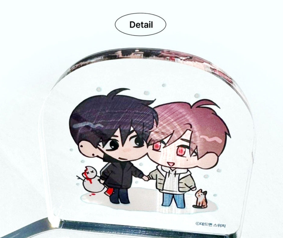 Dead Man's Switch Freestanding Acrylic Stand
