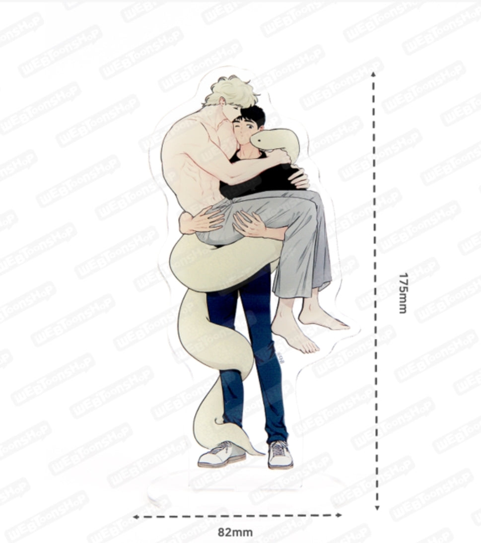 The Sacred Serpent's Seduction Acrylic Stand