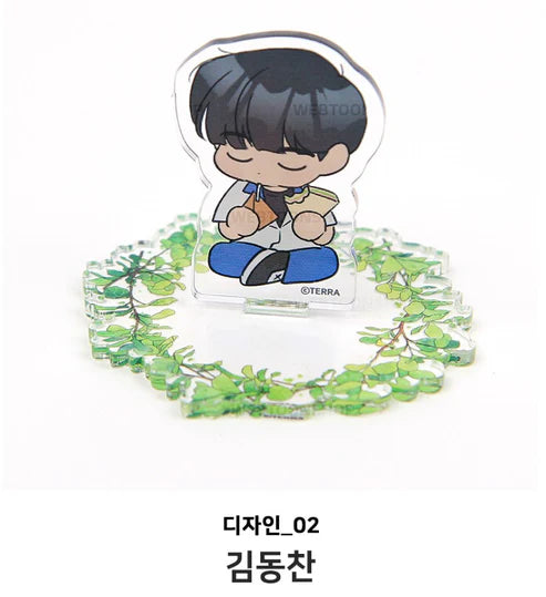 Spinach Bouquet Summer Acrylic Stand