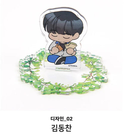 Spinach Bouquet Summer Acrylic Stand