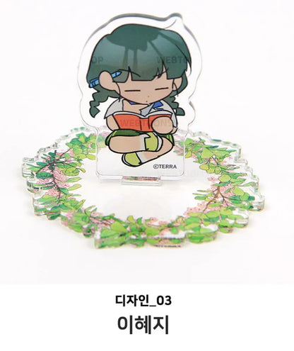 Spinach Bouquet Summer Acrylic Stand