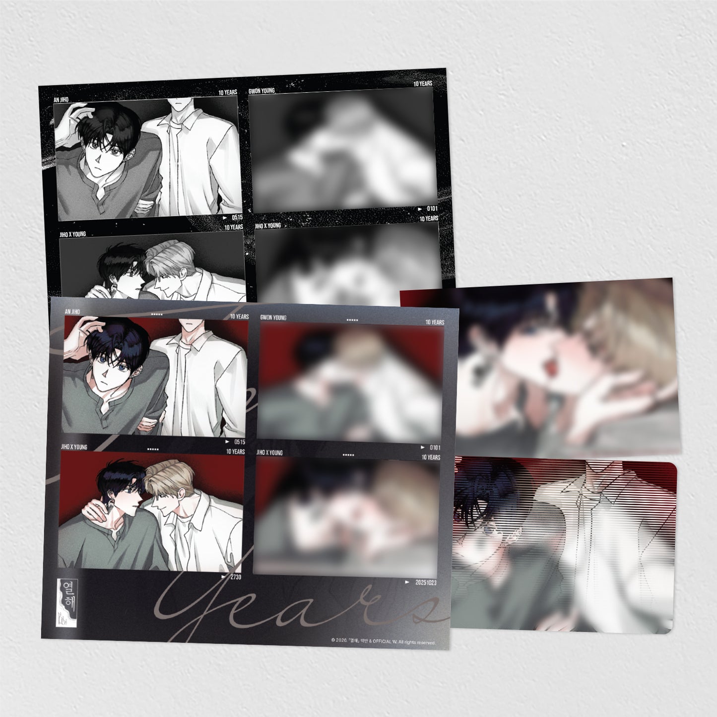 10 years (ten years) 4 Cut Photo Package