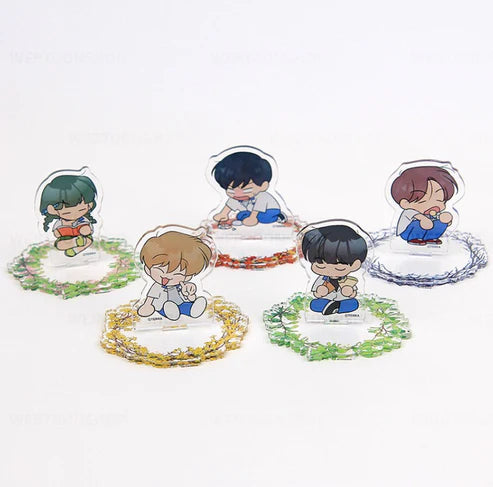 Spinach Bouquet Summer Acrylic Stand