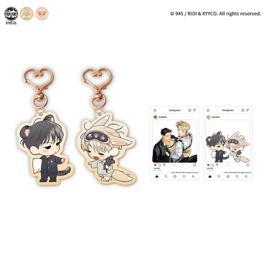 [CH][Pre-order]The Dangerous Convenience Store "Dazzling Danger" Acrylic Keychain Set