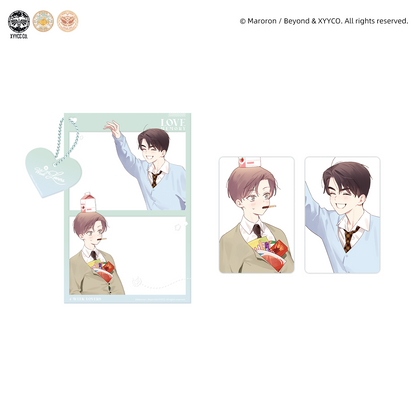 4 Week Lovers Schooldays Acrylic Clear Card Charm Set