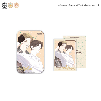 4 Week Lovers Can Badge Set (Palm Ver.)