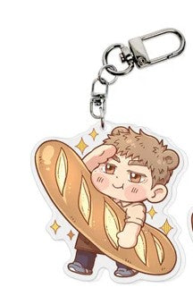 Honey Bear Acrylic Keychain