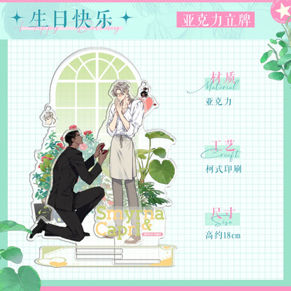 [CH] Smyrna and Capri "Happy Birthday to Seth" Acrylic Stand