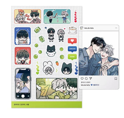 [Preorder] Home Five  Transparent PC & Sticker Set