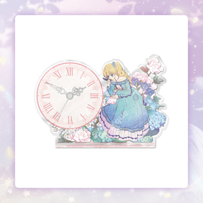 Who Made Me A Princess Acrylic Clock Stand