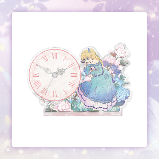 Who Made Me A Princess Acrylic Clock Stand