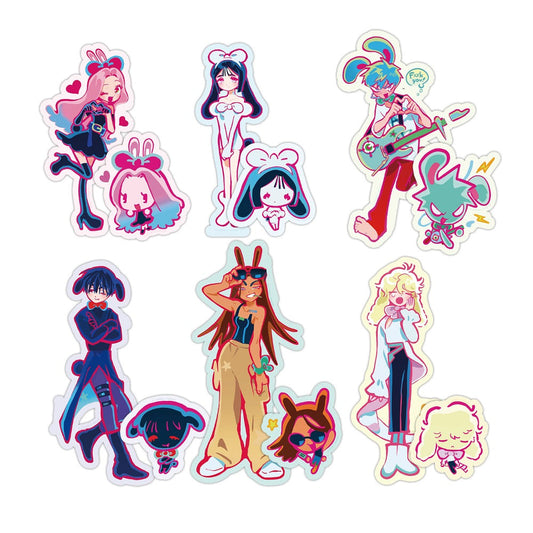 ALIEN STAGE Rabbit Sticker Set