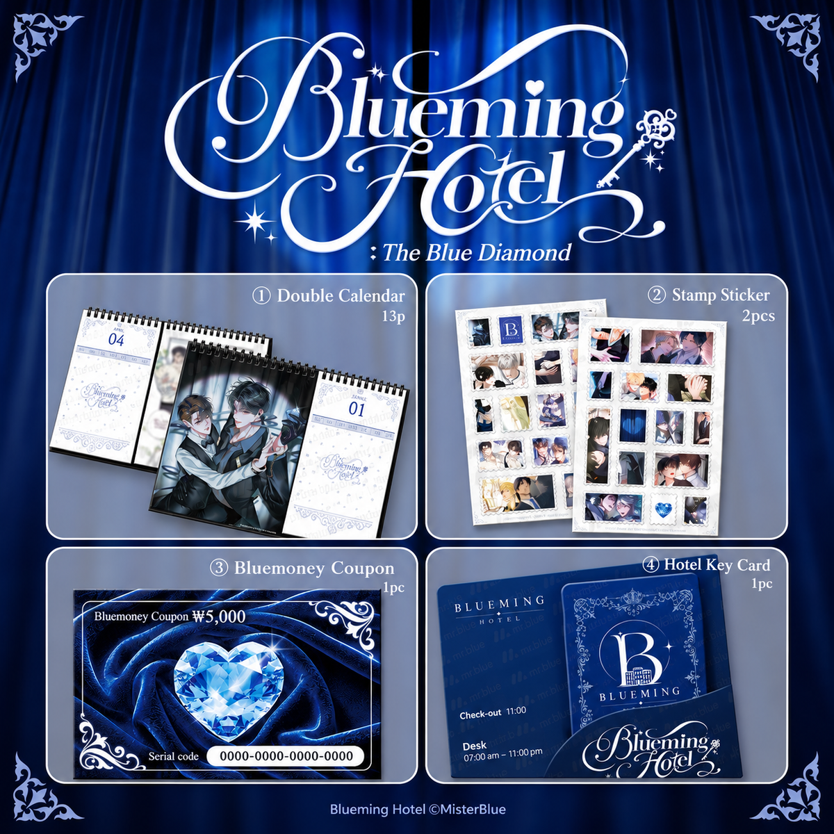 [Pre-order] 2027 Mr.Blue Season's Greeting Blueming Hotel