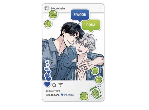 [Preorder] Home Five  Transparent PC & Sticker Set