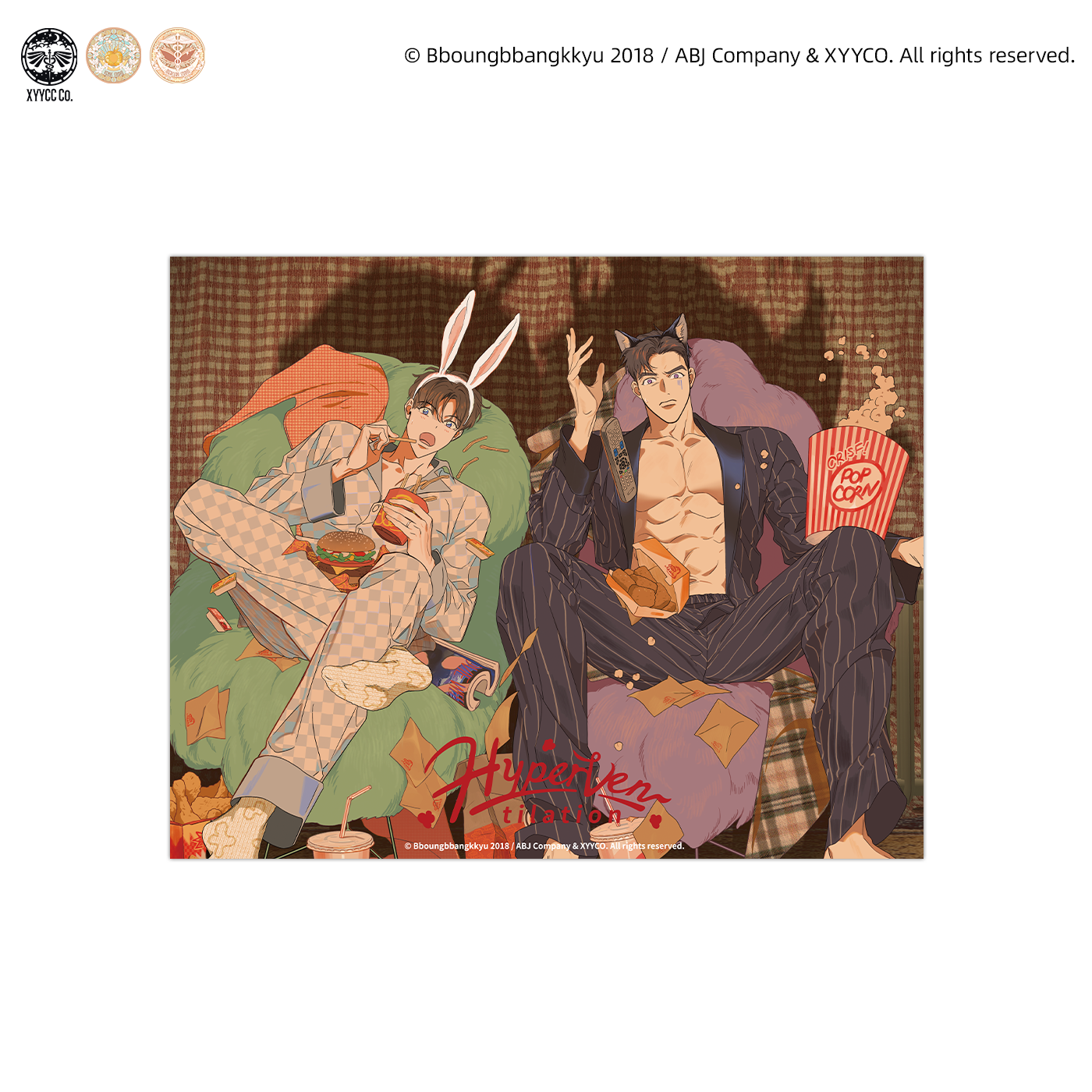 [Pre-order] Mercury Studios x Hyperventilation "Movie Night"  Mouse Pad