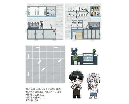 [Preorder] Home Five Cafe Acrylic Diorama