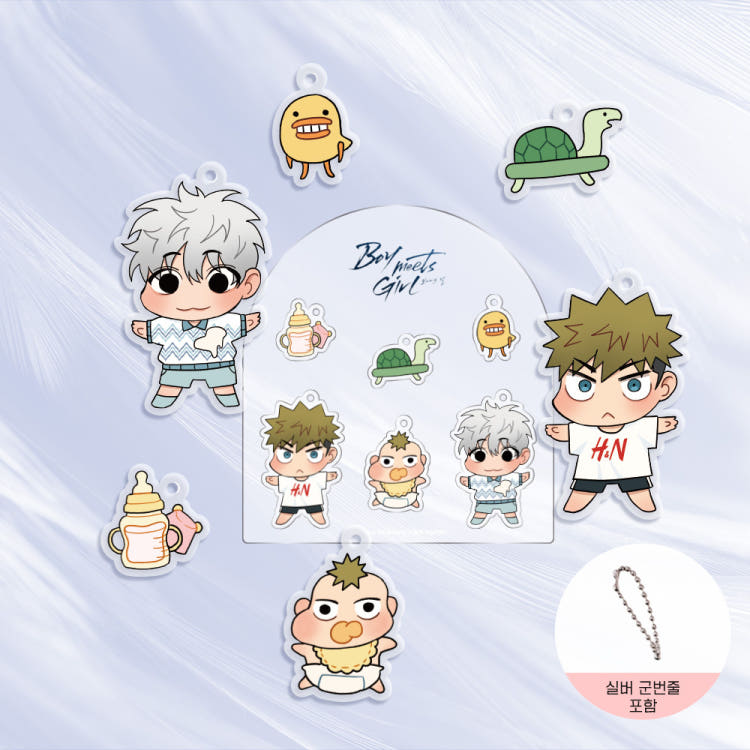 Boy meets Girl DIY SD Acrylic Keychain