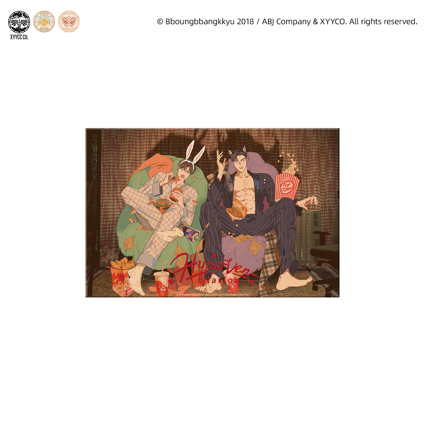 [Pre-order] Mercury Studios x Hyperventilation "Movie Night"  Artboard