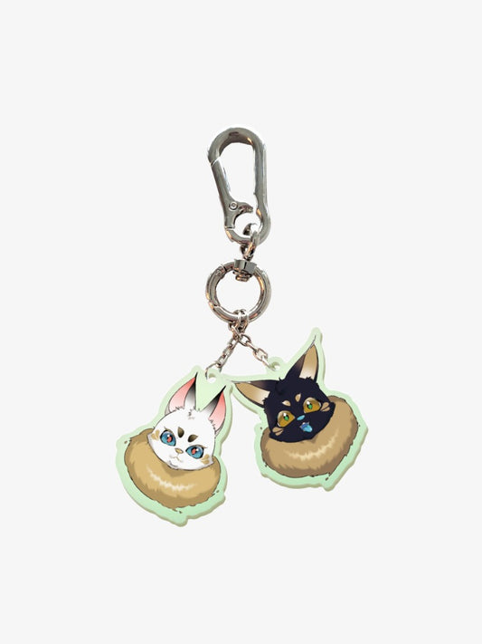 [Regular/Pre-order] Blossoms of the White Night Fenrir Keyring