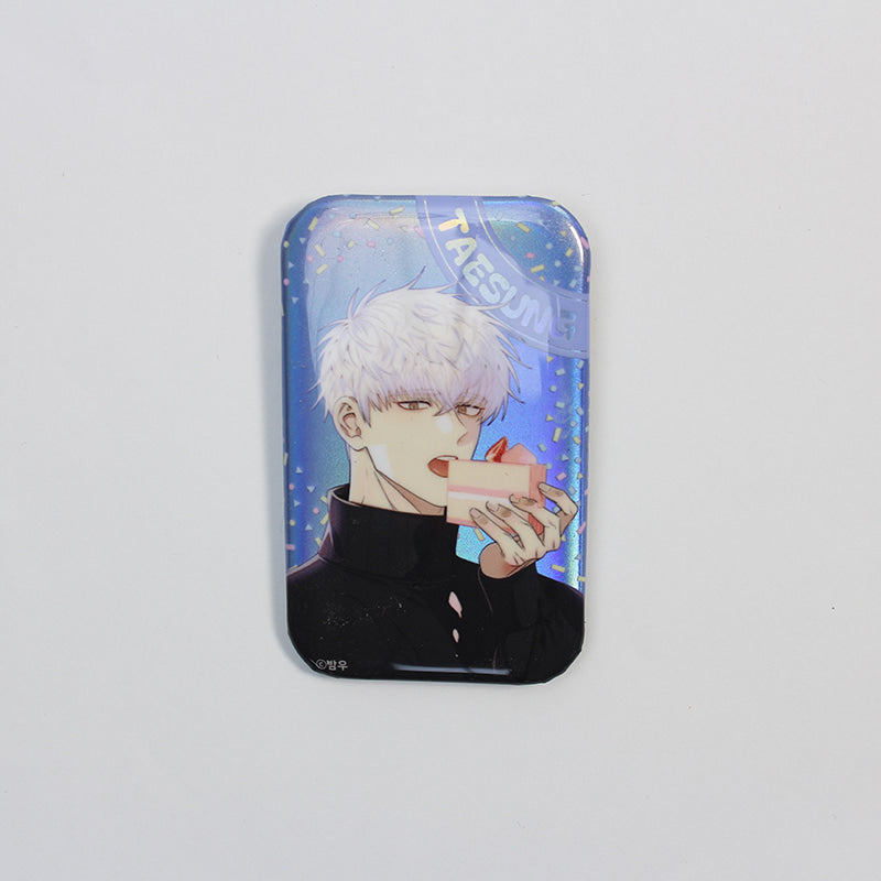 [Pre-order] Cherry Blossoms After Winter Square Hologram Badge Set (2 Designs)
