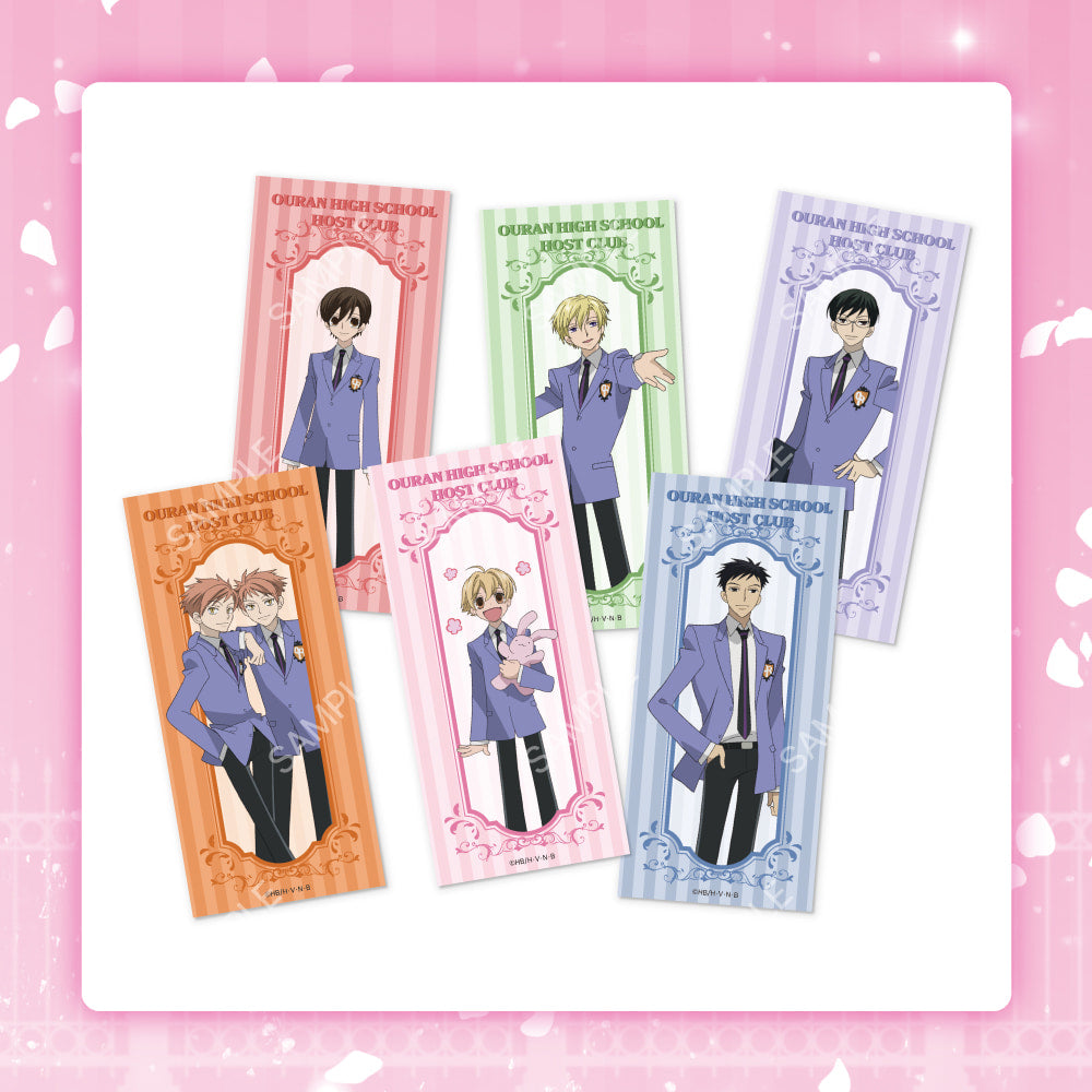 Ouran High School Social Club - Transparent Bookmark SET