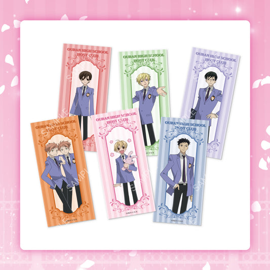 Ouran High School Social Club - Transparent Bookmark SET