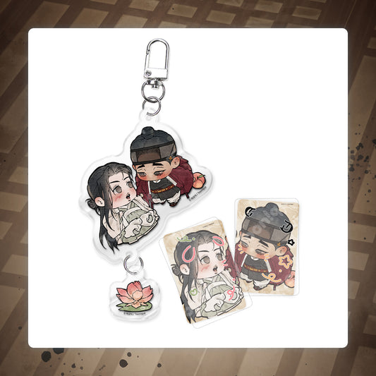 [Pre-order] Heart of the Lotus Acrylic Keyring Set
