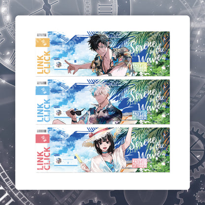 LINK CLICK: Summer Vacation Holographic Ticket Set