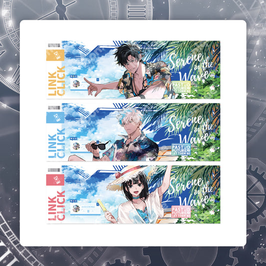LINK CLICK: Summer Vacation Holographic Ticket Set