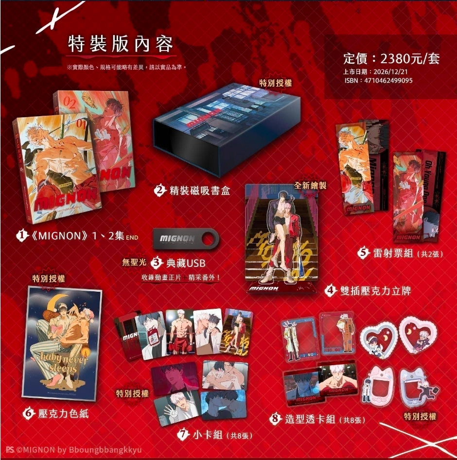 [TW][Pre-order] Mignon (Taiwanese, Animation & Manhwa, Uncensored)