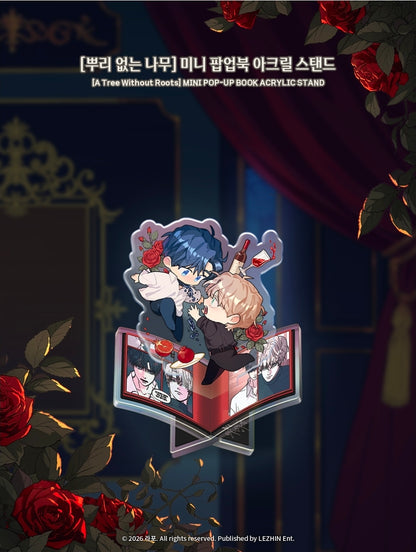 A Tree Without Roots Mini Pop-Up Book Acrylic Stand