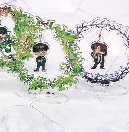 Spinach Bouquet Four Seasons Hanging Acrylic Stand