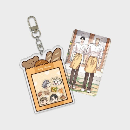 [Pre-order] Honey Bear Ours Shaker Keychain
