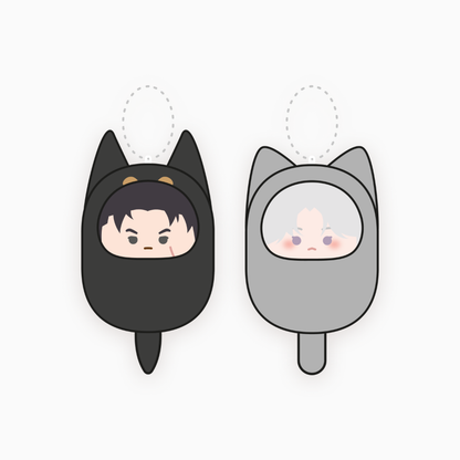 [Pre-order] Monochrome Rumor  Plush Keyring